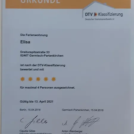 Elisa Apartmán Garmisch-Partenkirchen